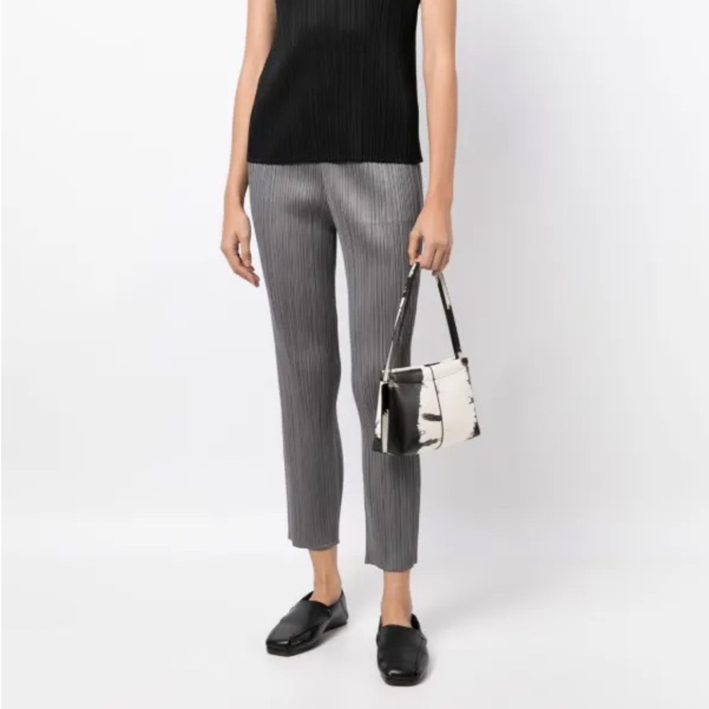 Pleats Please Issey Miyake Grey Pants